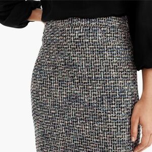 JCrew multicolor tweed skirt, size 10